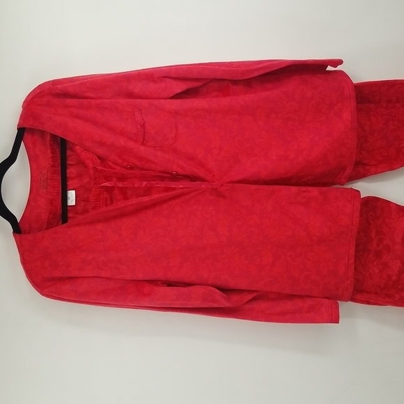 Crate & Barrow Red 2 Piece Pajama Set - Picture 6 of 6